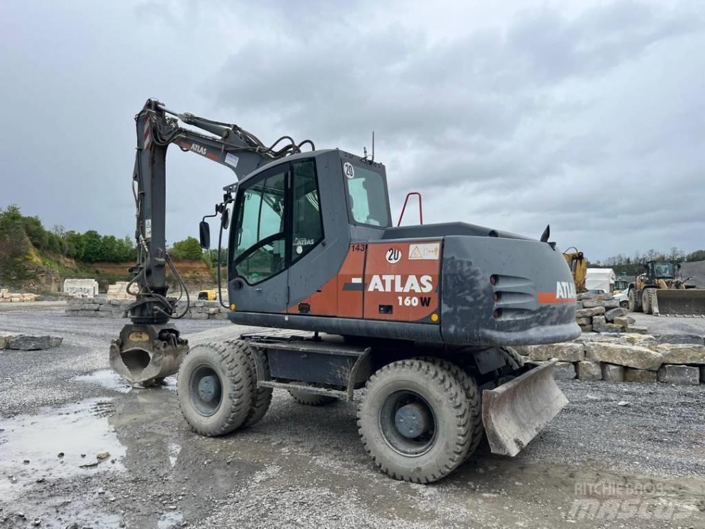Atlas 160W Lastik tekerli ekskavatörler