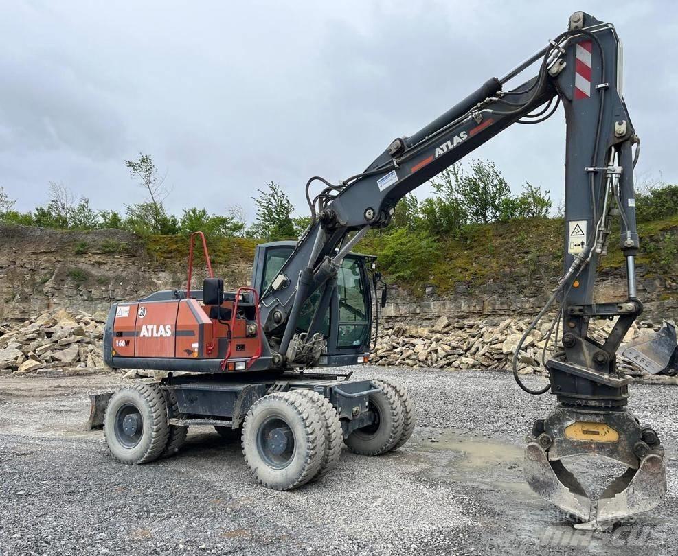 Atlas 160W Lastik tekerli ekskavatörler
