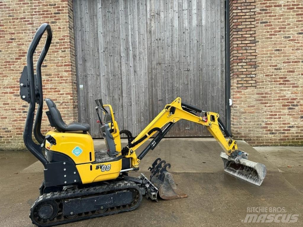 Yanmar SV 08 Mini ekskavatörler, 7 tona dek
