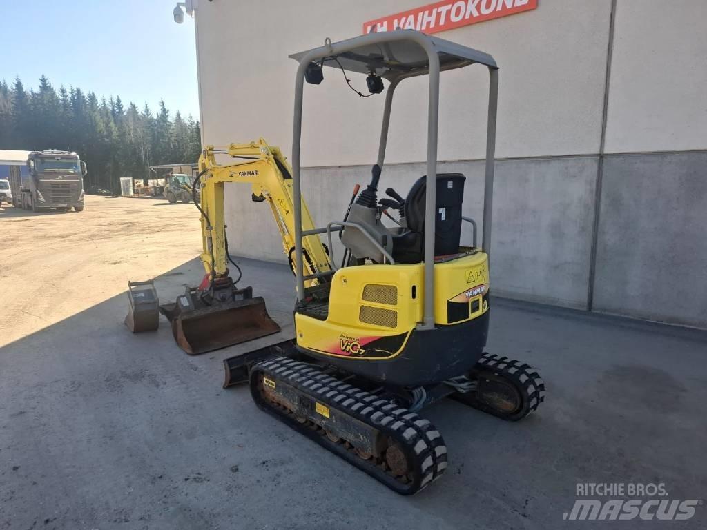 Yanmar Vio 17 Mini ekskavatörler, 7 tona dek