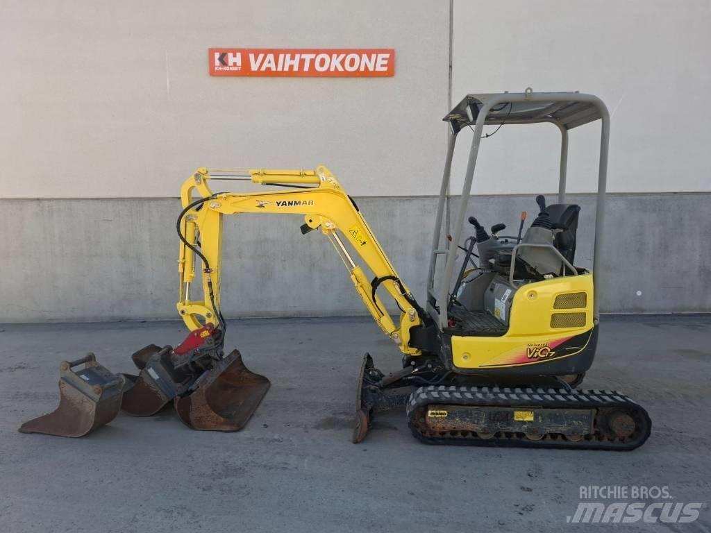 Yanmar Vio 17 Mini ekskavatörler, 7 tona dek