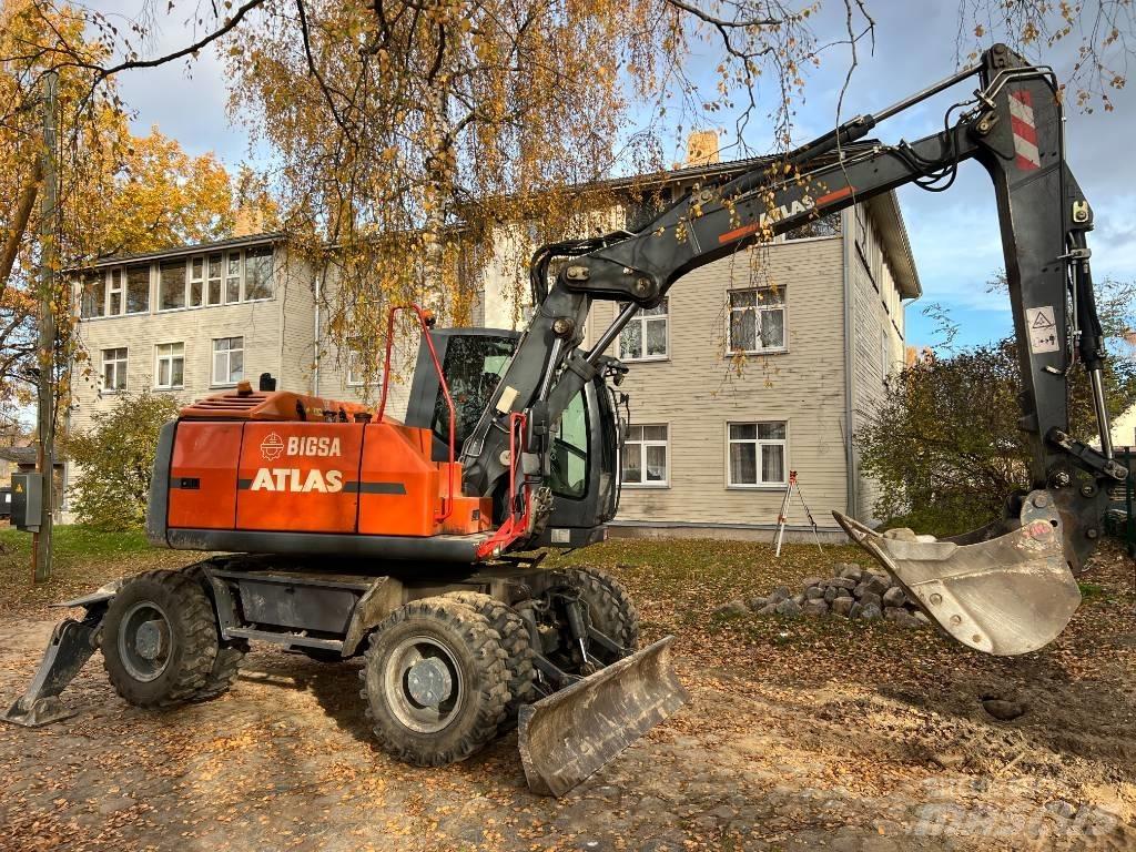 Atlas 140 W Lastik tekerli ekskavatörler