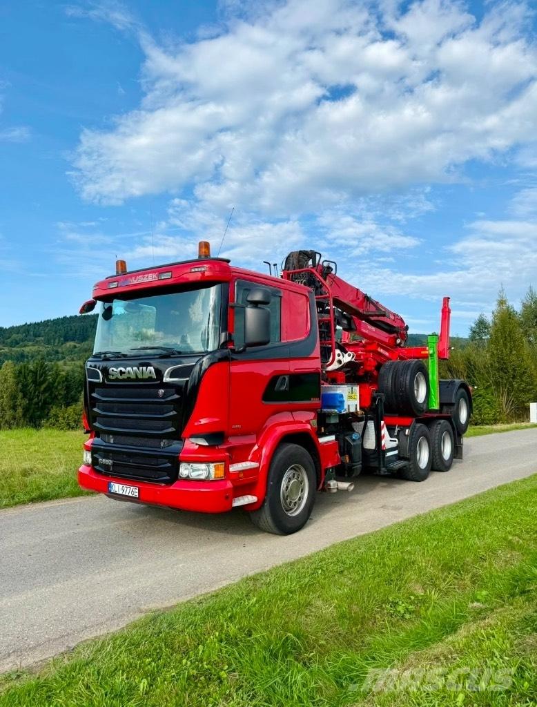 Scania R580 V8 6x4 Tomruk kamyonlari