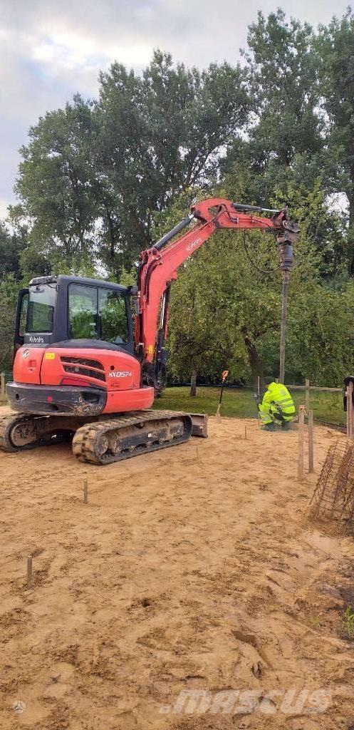 Kubota KX 057-4 Mini ekskavatörler, 7 tona dek