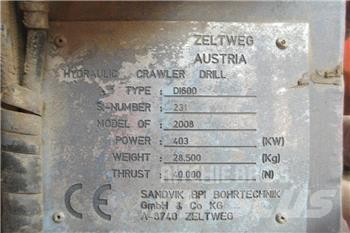Sandvik DI 600 Sondaj kuleleri