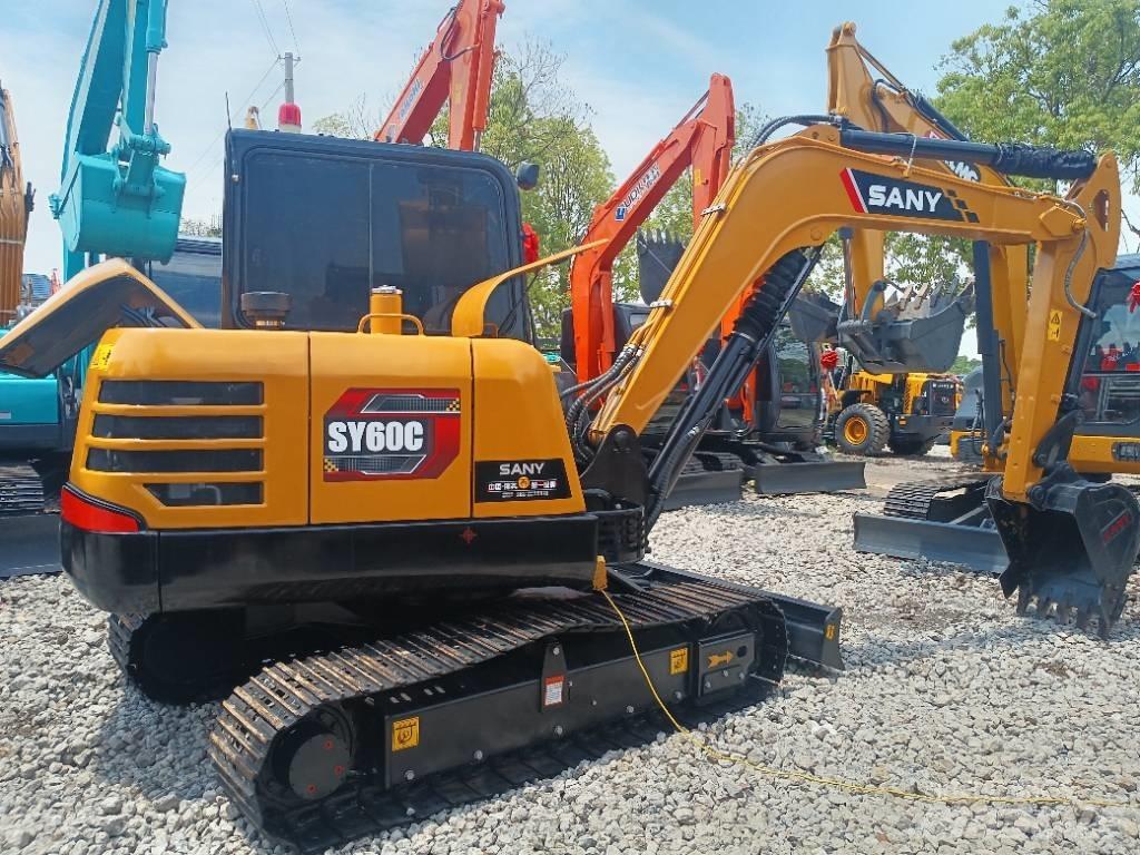 Sany SY 60 C Pro Mini ekskavatörler, 7 tona dek