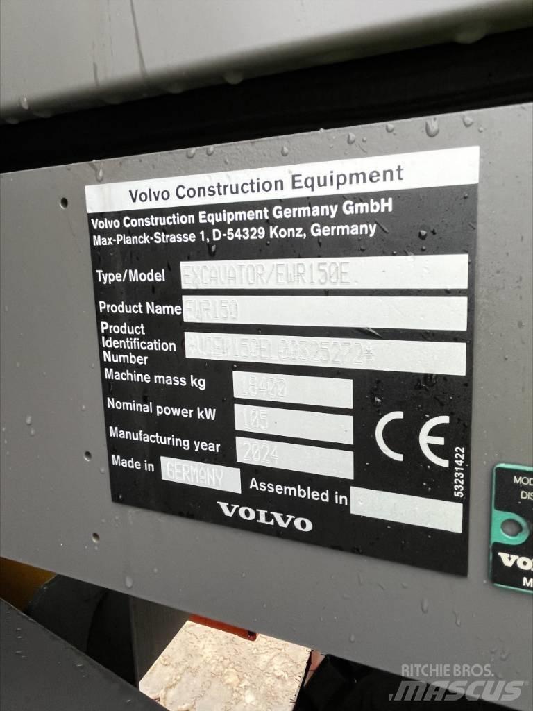 Volvo EWR 150 E Lastik tekerli ekskavatörler