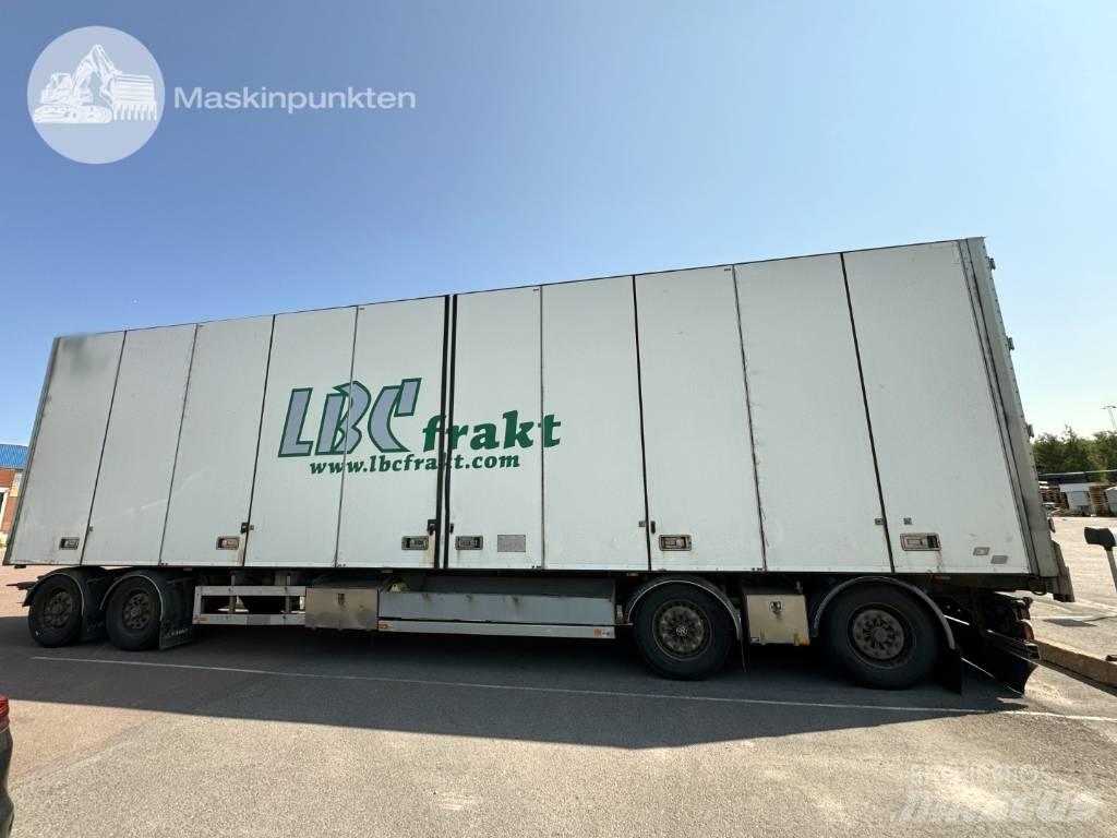 Närko D4HW13L62 Kapali kasa treylerler