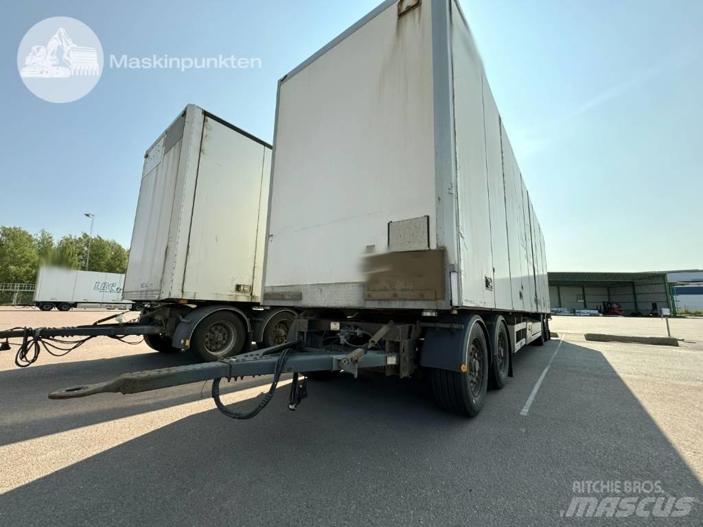 Närko D4HW13L62 Kapali kasa treylerler