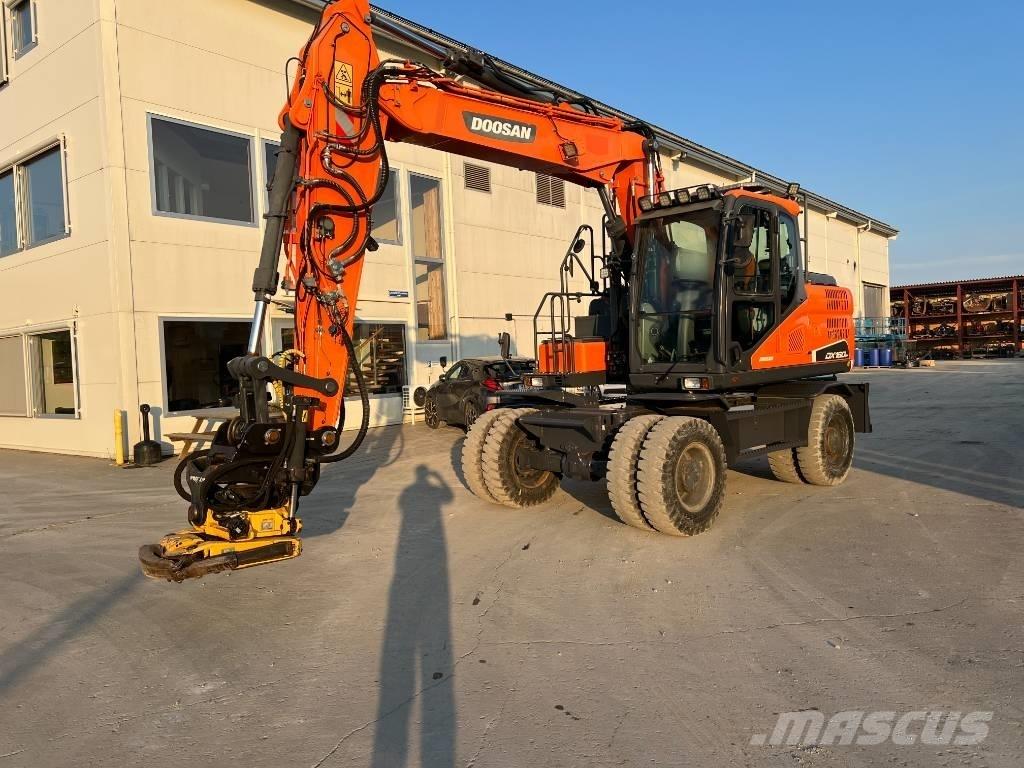 Doosan DX160W-5 Lastik tekerli ekskavatörler