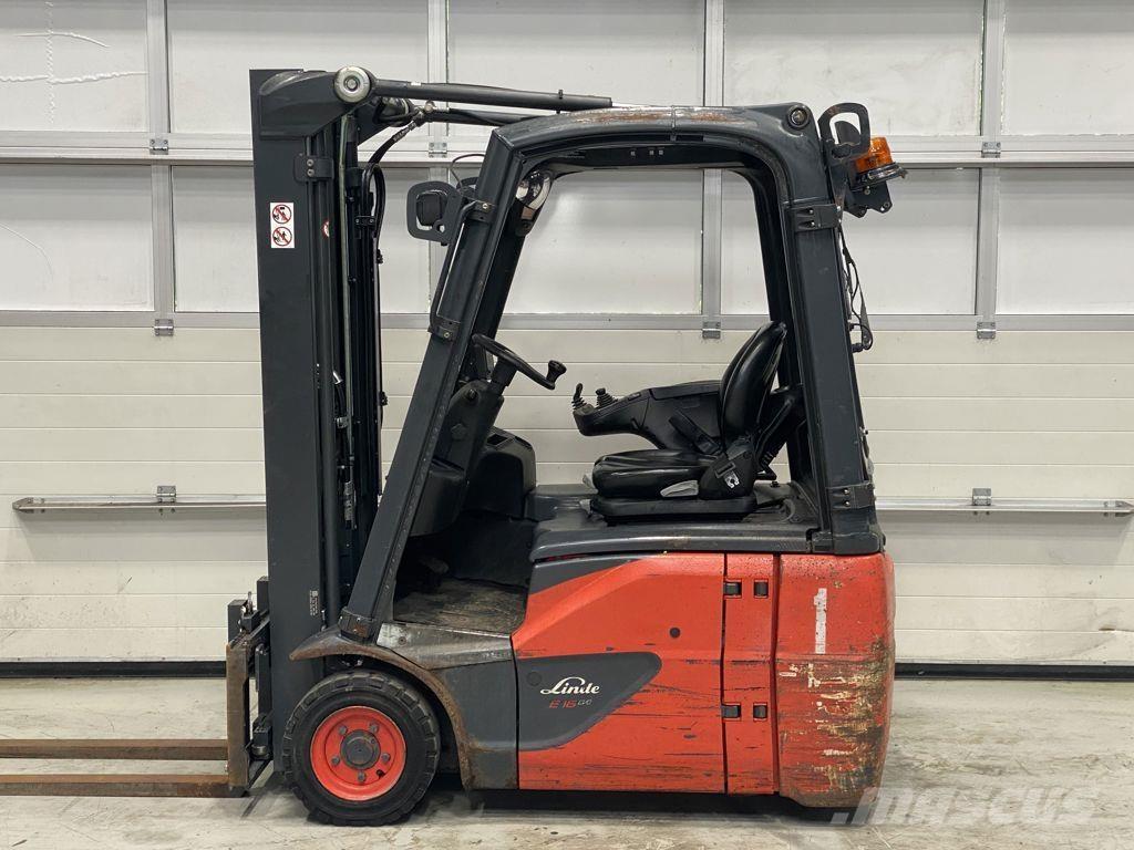 Linde E16C-02 Elektrikli forkliftler
