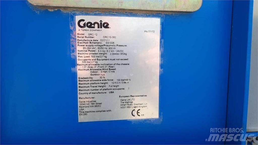 Genie GR12 Diger lift ve platformlar