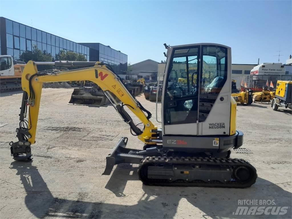 Wacker Neuson EZ36 Mini ekskavatörler, 7 tona dek