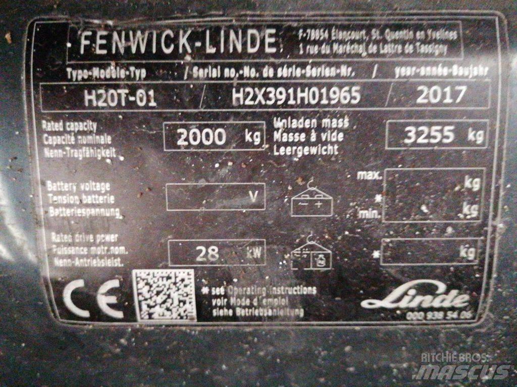Linde H20T-01 LPG'li forkliftler