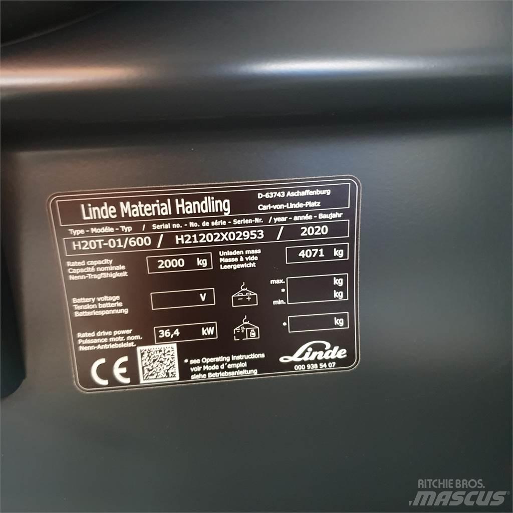 Linde H20T/600 LPG'li forkliftler