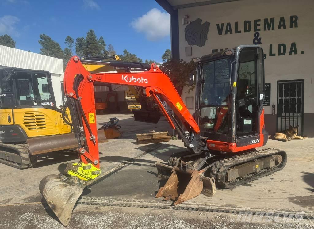 Kubota U 27 Mini ekskavatörler, 7 tona dek