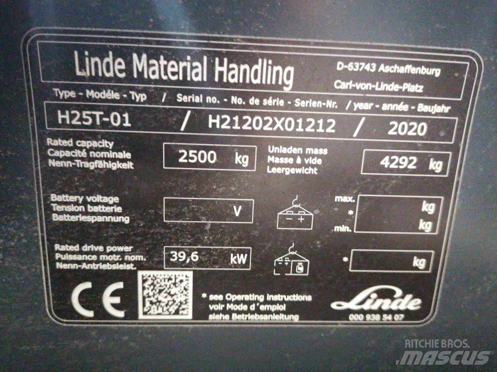 Linde H25T-01 Elektrikli forkliftler