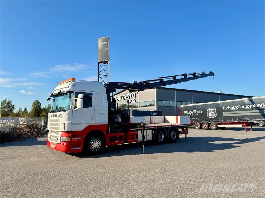 Scania R 500 Araç üzeri vinçler