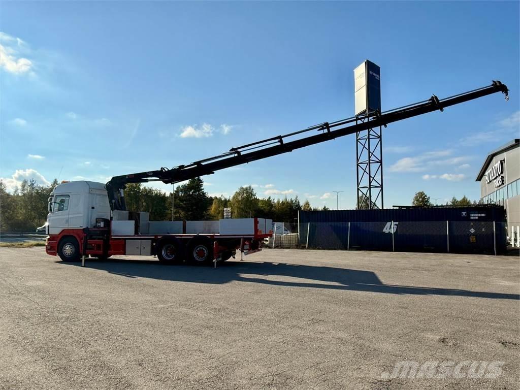 Scania R 500 Araç üzeri vinçler