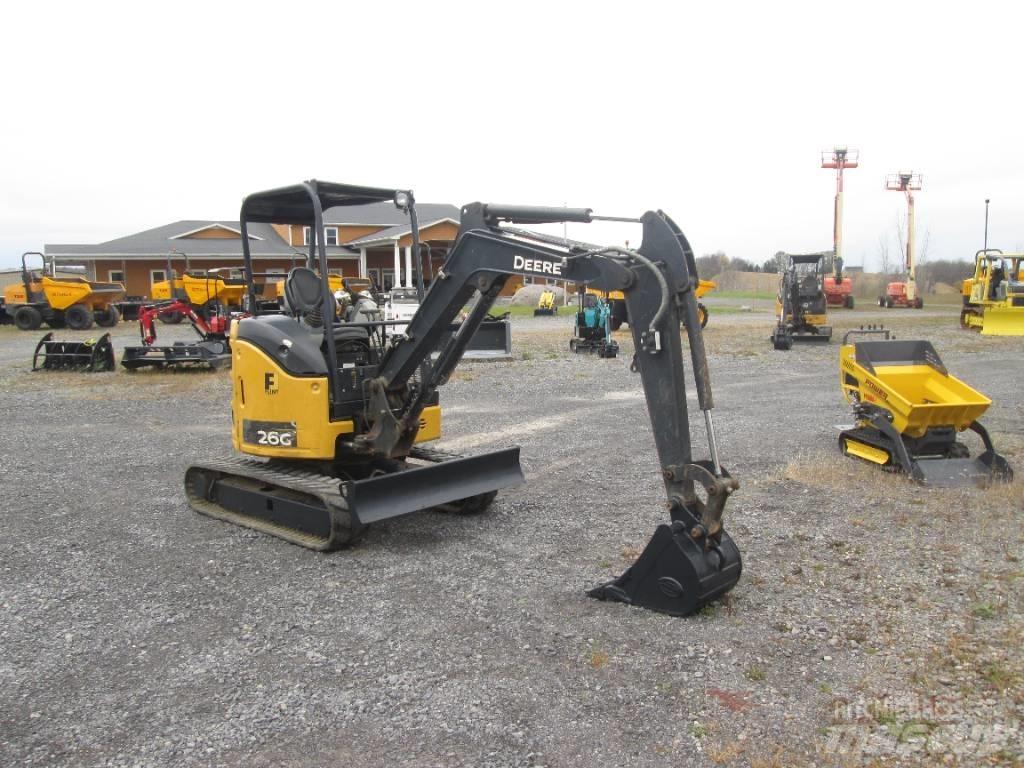 John Deere 26G Mini ekskavatörler, 7 tona dek