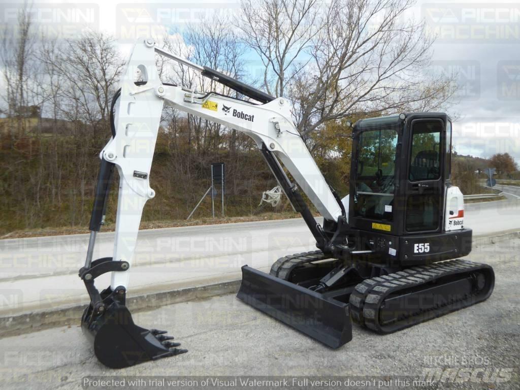 Bobcat E55 Mini ekskavatörler, 7 tona dek