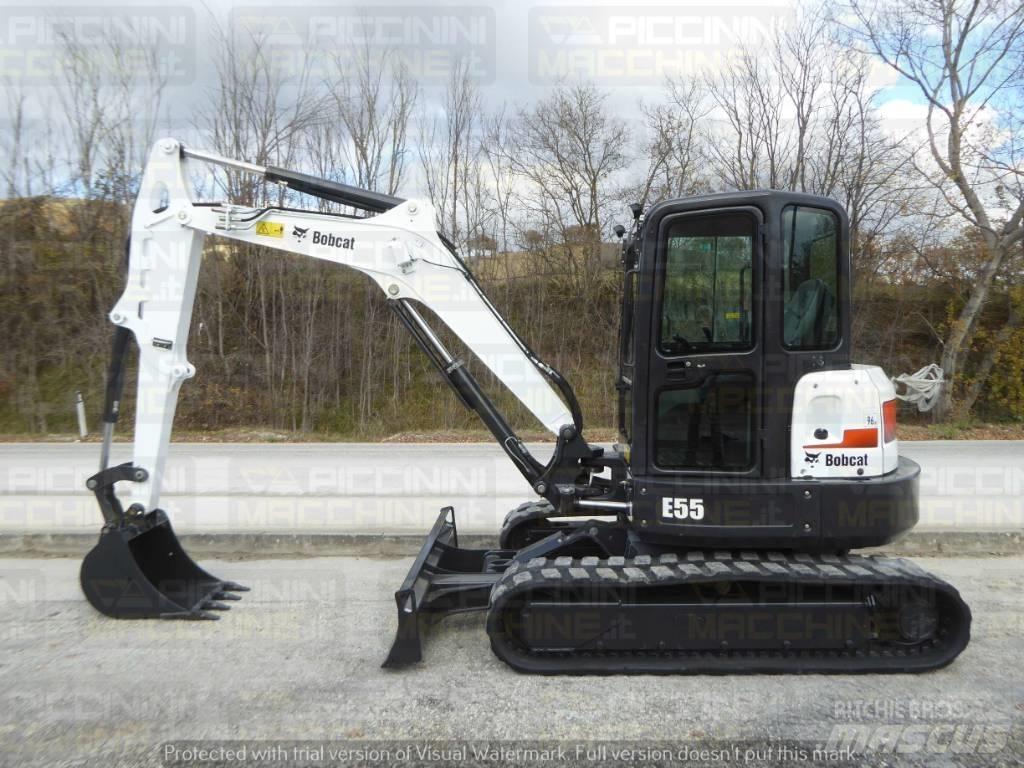 Bobcat E55 Mini ekskavatörler, 7 tona dek