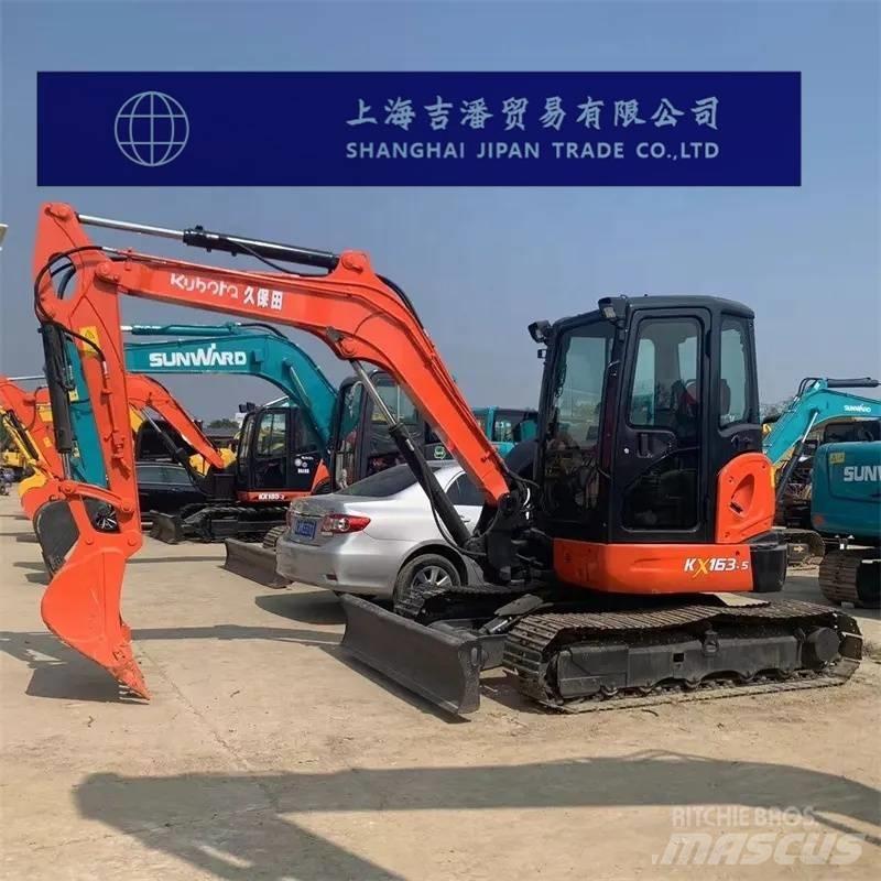 Kubota KX 163-5 Mini ekskavatörler, 7 tona dek