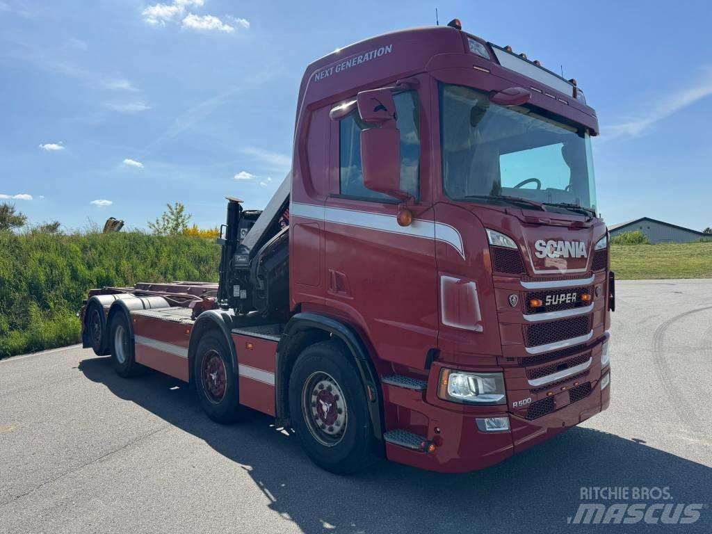 Scania R 500 CB Araç üzeri vinçler