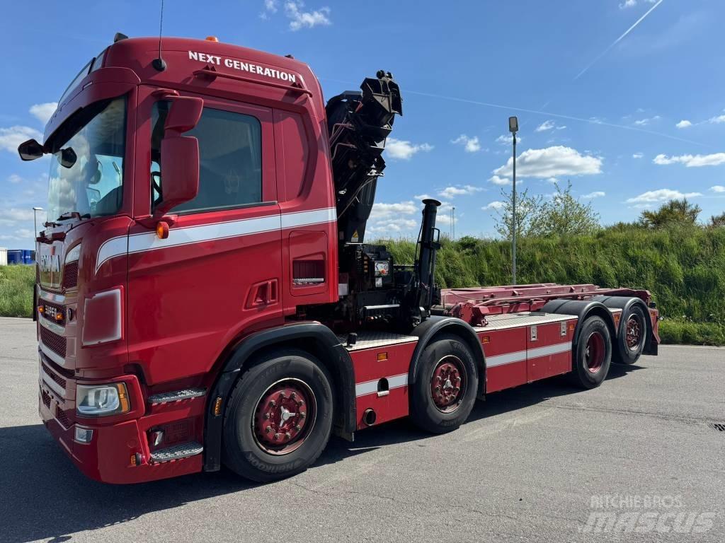 Scania R 500 CB Araç üzeri vinçler