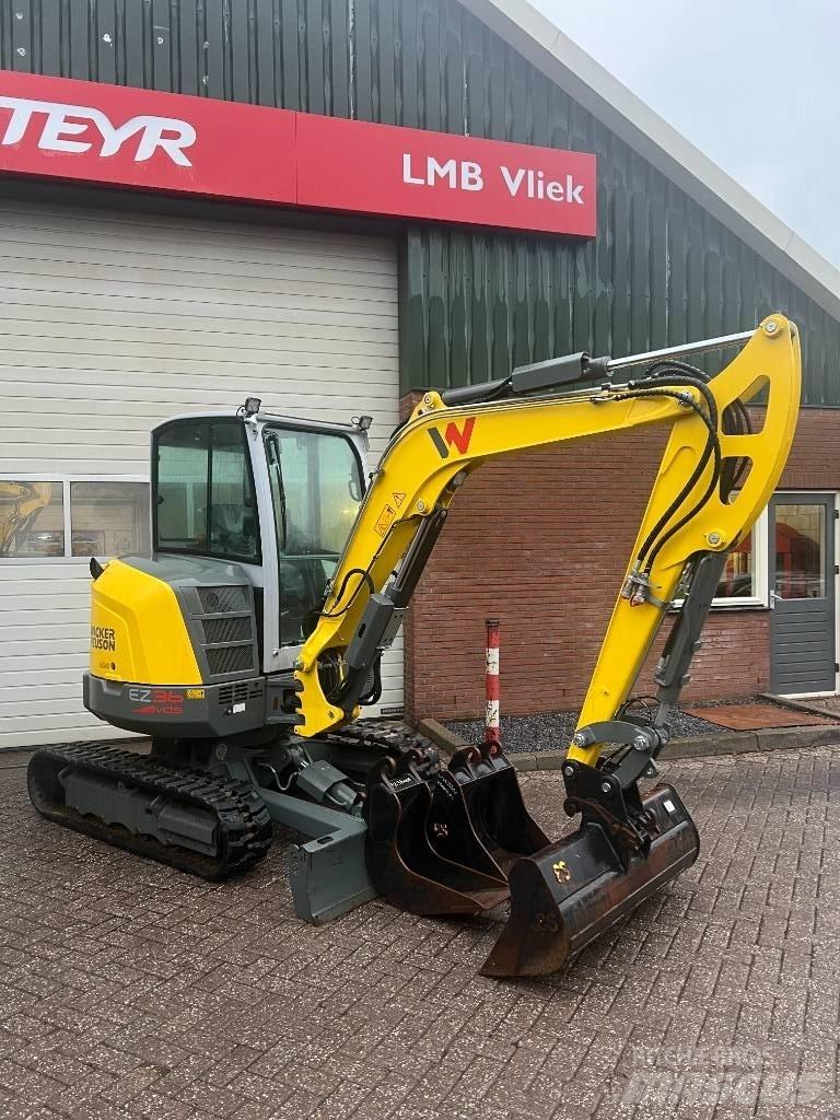 Wacker Neuson EZ 36 Mini ekskavatörler, 7 tona dek