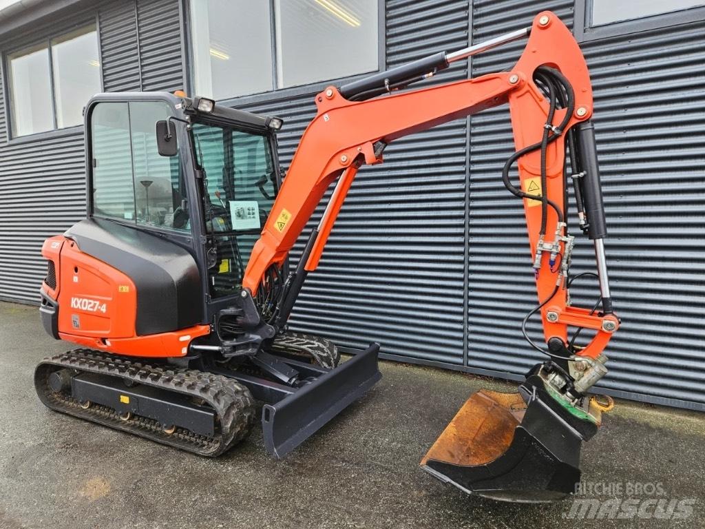 Kubota kx027-4 Mini ekskavatörler, 7 tona dek