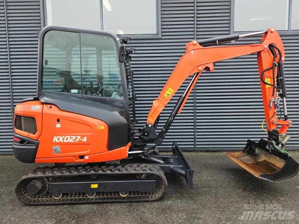 Kubota kx027-4 Mini ekskavatörler, 7 tona dek