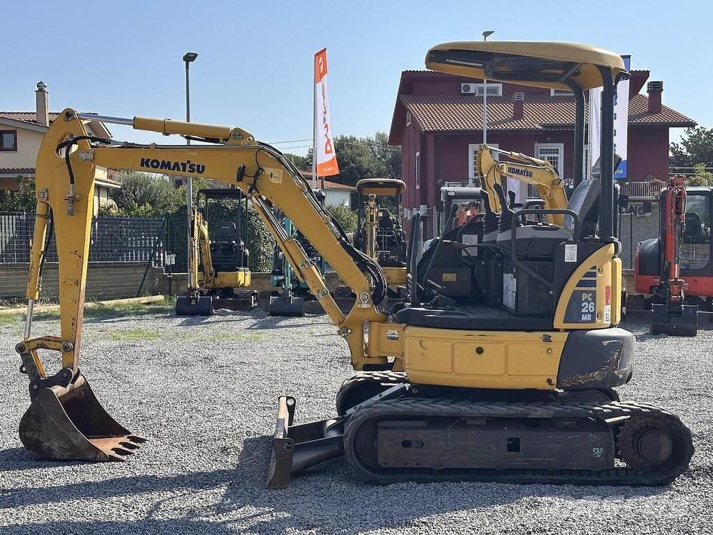 Komatsu PC26MR-3 Mini ekskavatörler, 7 tona dek