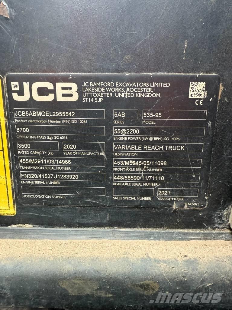 JCB 535-95 Teleskopik yükleyiciler