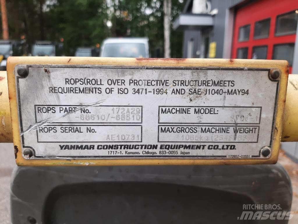 Yanmar SV 08-1 Mini ekskavatörler, 7 tona dek
