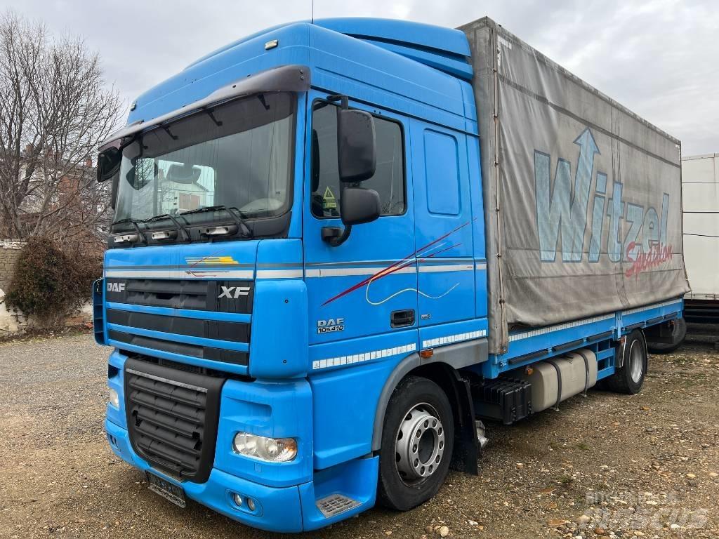 DAF XF105.410 Kayar tenteli kamyonlar