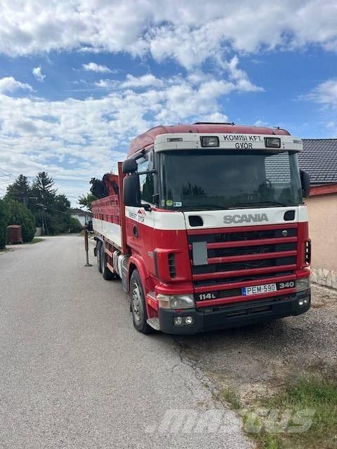 Scania R 114 Araç üzeri vinçler