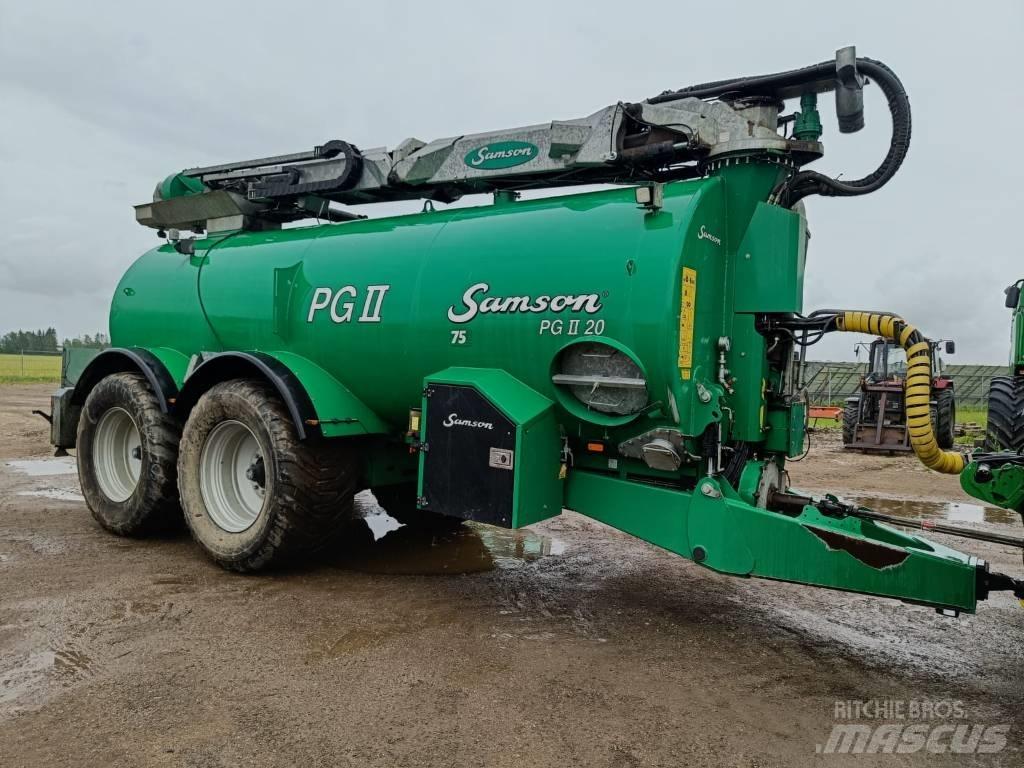 Samson PG II 20 Sivi gübre ve ilaç tankerleri