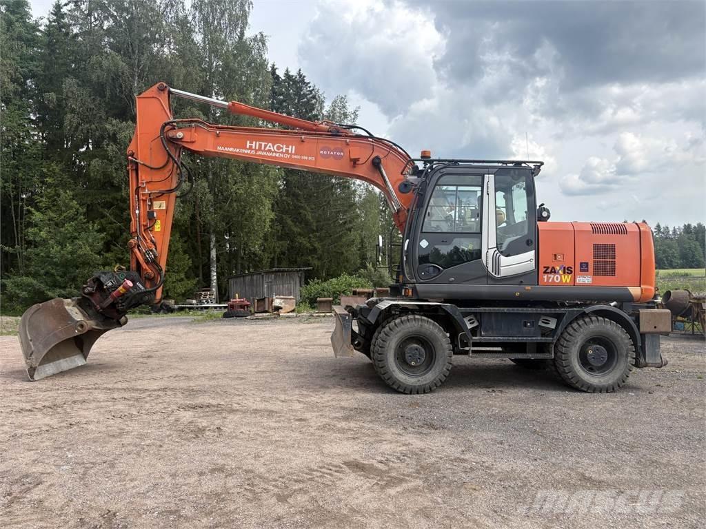 Hitachi ZX170W-3 Lastik tekerli ekskavatörler