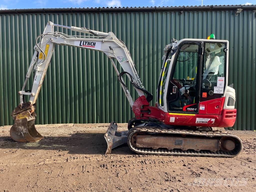Takeuchi TB 250 Mini ekskavatörler, 7 tona dek