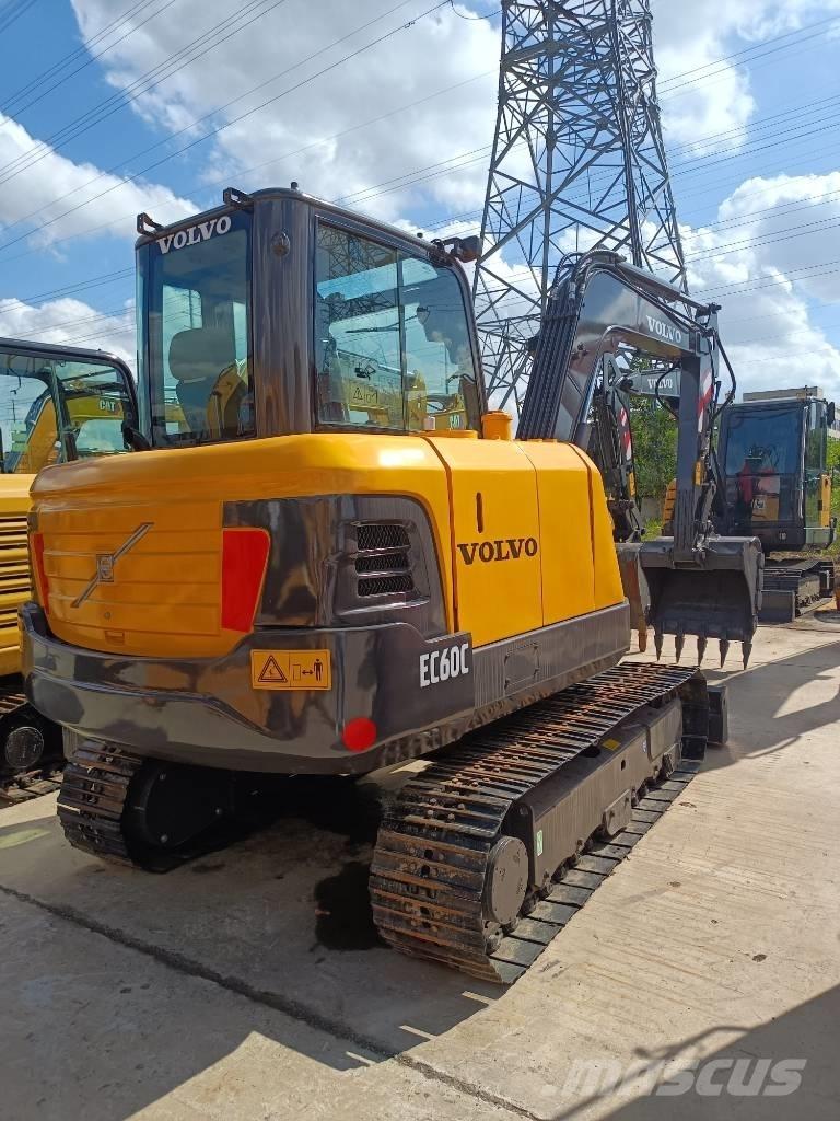 Volvo EC 60 D Mini ekskavatörler, 7 tona dek