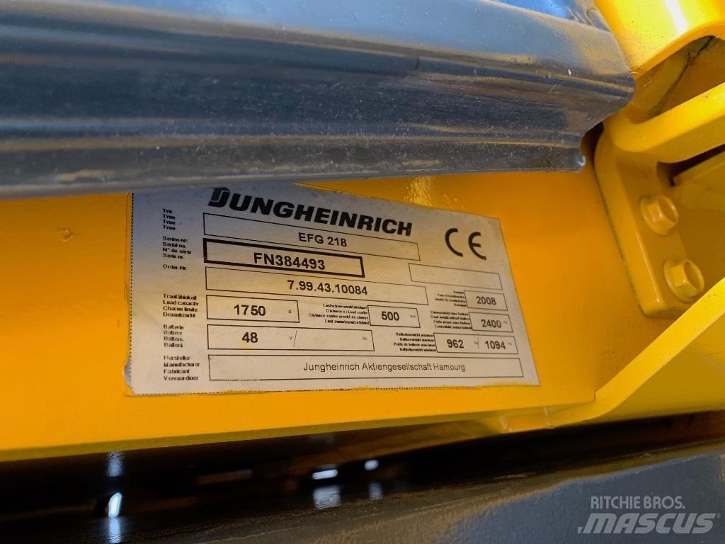 Jungheinrich EFG 218 Elektrikli forkliftler