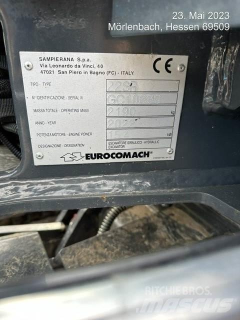 Eurocomach 22SR Mini ekskavatörler, 7 tona dek
