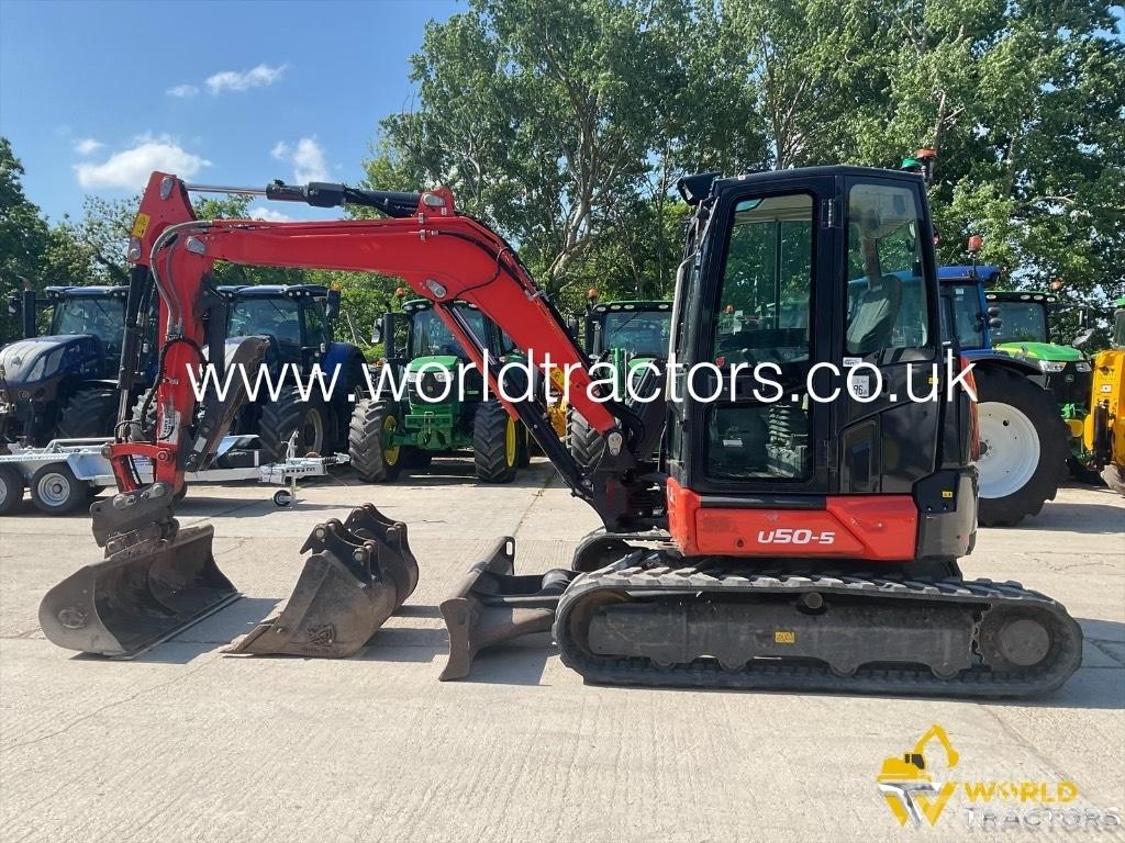 Kubota U 50 Mini ekskavatörler, 7 tona dek