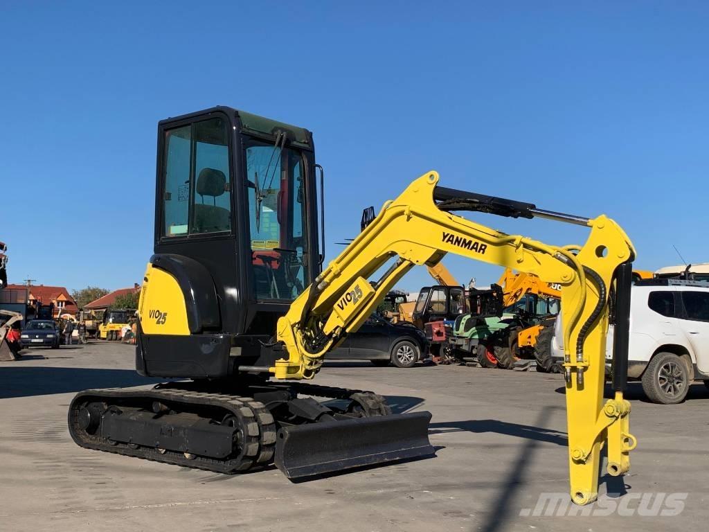 Yanmar Vio 25-4 Mini ekskavatörler, 7 tona dek