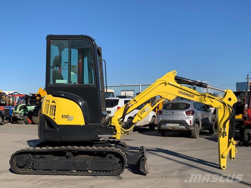Yanmar Vio 25-4 Mini ekskavatörler, 7 tona dek