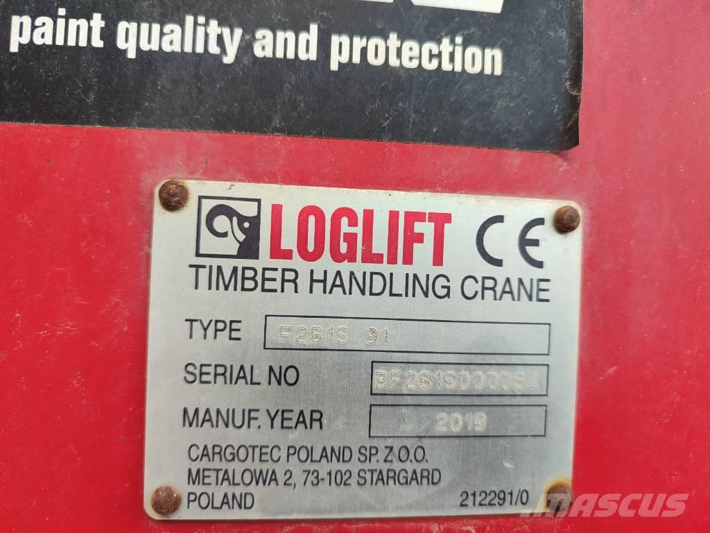Loglift F281S 91 Tomruk vinçleri