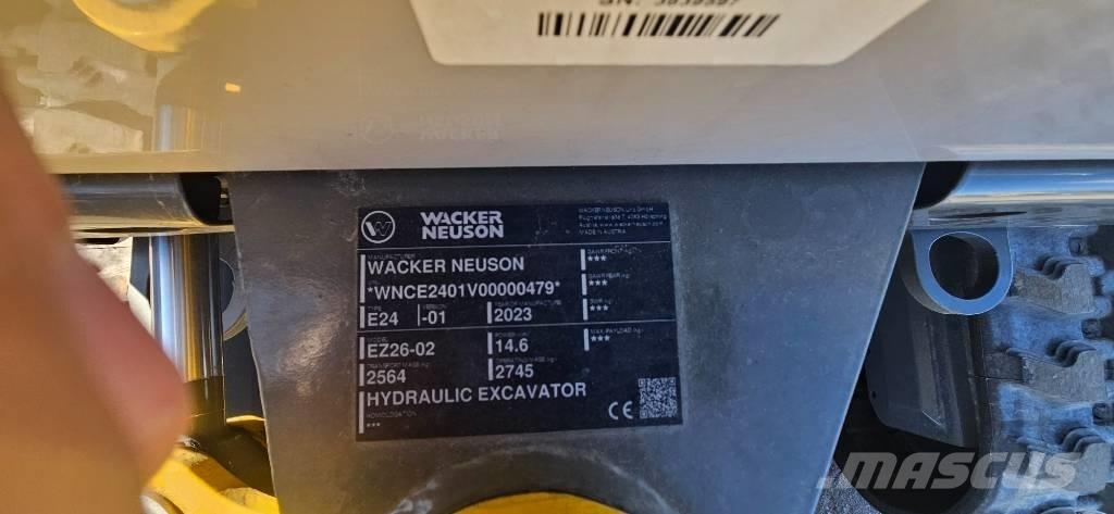Wacker Neuson EZ 26 Mini ekskavatörler, 7 tona dek