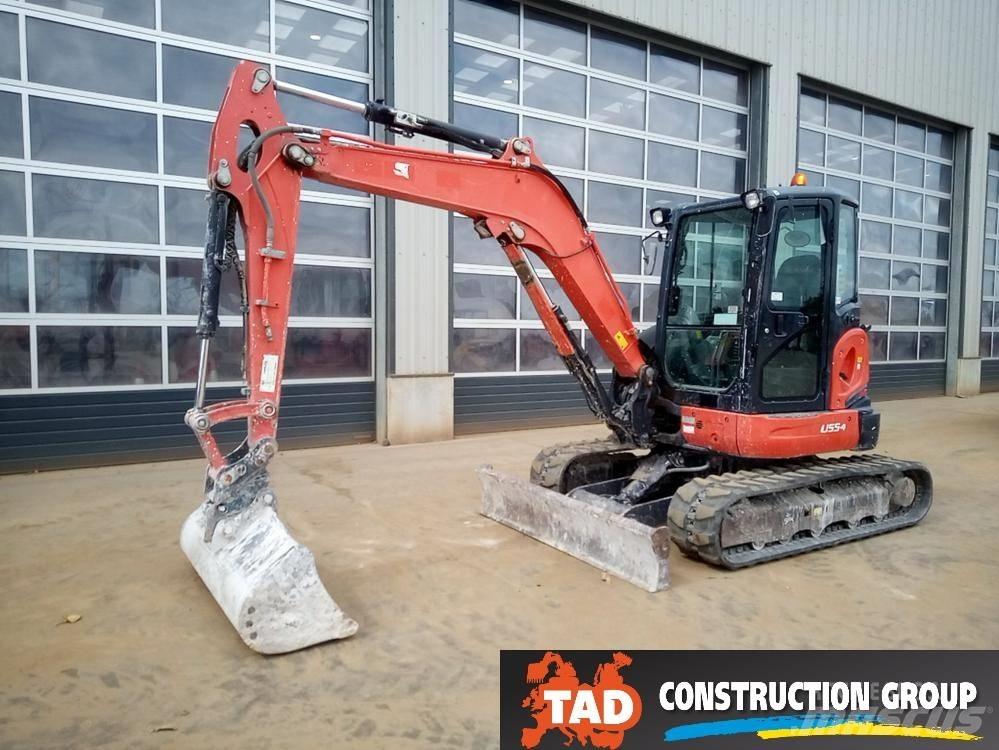 Kubota U 55-4 Mini ekskavatörler, 7 tona dek