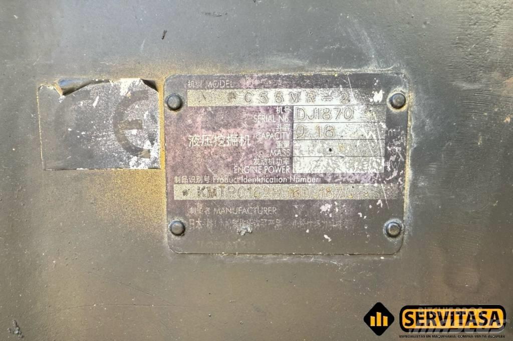 Komatsu PC 55 MR-2 Mini ekskavatörler, 7 tona dek